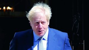 British PM Boris Johnson recuperates at Chequers with pregnant fiancee