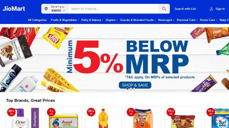Kirana stores left out as JioMart launches in 200 cities without them
