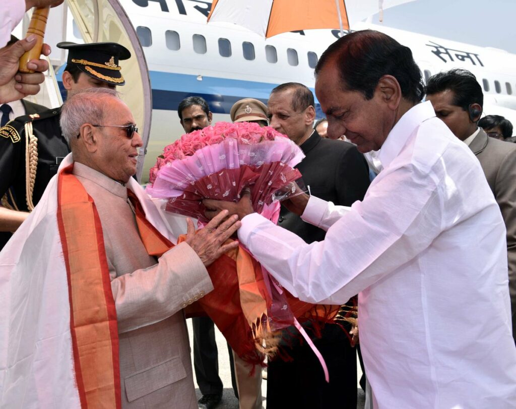 KCR Shares Special Bonding With Pranab