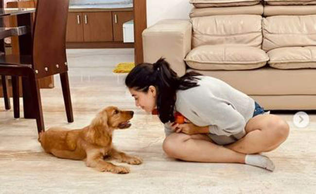 Pic Talk: Rashmika Mandanna’s Loveable Kiss To Her Dog