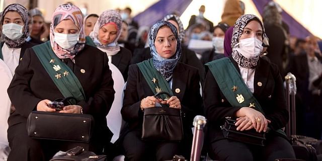 Nearly 100 women sworn in as judges in Egypt judicial body