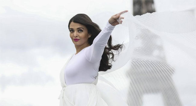 Aishwarya Rai looks ethereal in an all-white outfit
