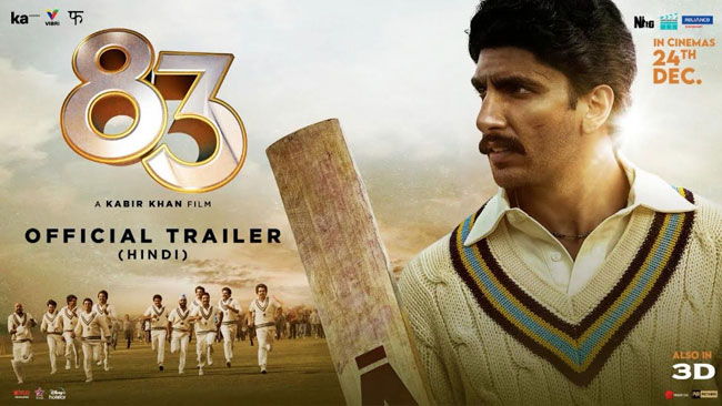 83 Trailer: Indian Cricket Team’s greatest victory