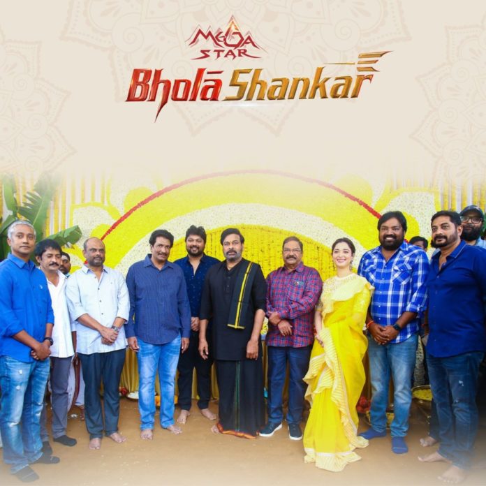 Megastar Chiranjeevi’s Bhola Shankar gets launched