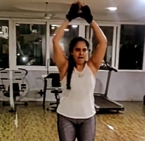 Video Story: Pragathi becomes Gym Nagin