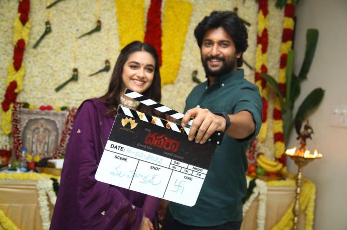 Nani’s Dasara launched with Pooja ceremony