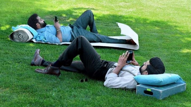 Photostory: Charan & NTR Chilling Out In The Lawn!