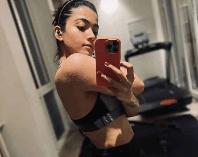 Pic Talk: Rashmika Flaunts Her Sweat After An Intense Gym Session!