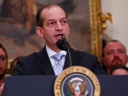 US Labor Secretary Alexander Acosta